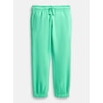 thumbnail image 3 of Athletic Works Girl's Active Fleece Crewneck Sweatshirt and Fleece Jogger Sweatpants Set, 2-Piece, Sizes 4-18 & Plus, 3 of 5