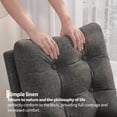 thumbnail image 4 of Twister.CK Modern Rocking Accent Chair, Upholstered Rocker Glider with Side Pocket, for Living Room, Bedroom, Nursing Room, Gray, 4 of 8