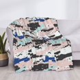 thumbnail image 4 of Throw Blanket for Couch, Digital Camo Super Soft Fuzzy Comfy Warm Throw Blanket, Cuteness Lightweight Cozy Plush Flannel Blanket & Throws for Sofa and Bed All Season, 4 of 5