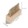 thumbnail image 2 of Phenofice Heavy Duty Outdoor Wire Brush Set, 2-Piece Metal Scrubbers for Garden, Patio, Grill Cleaning and Tool Maintenance, 2 of 8