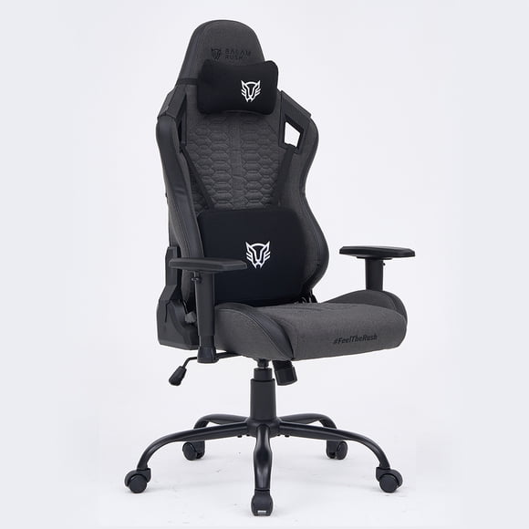 Silla Gamer BALAM RUSH THUNDER MAX V7 Ergonomica Reclinable 180° 120kg Reposabrazos 2D Gris BR-940740