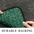 thumbnail image 6 of Math Equations Math Notes Green Pattern Door Rugs,Washable Non Slip Door Mats Indoor,Decorative Door Mats,Entry Mat Indoor for Entrance,Bedroom,Kitchen,Bathroom,30"x17", 6 of 6