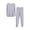 Gray, variant on Asxite Plus Size Womens Pajamas Solid Fleece Long Sleeve Top and Pants Warm Matching Set