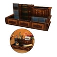 thumbnail image 3 of 2x Caja de Almacenamiento de Soporte de Lápiz de Cajón Organizador de Escritorio de de Madera, 3 of 9