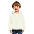 thumbnail image 5 of Actgleam Baby Girls Fleece Jacket Zipper up Hooded Jacket Coat with Cute Ears Hat,Beige,18-24Months, 5 of 7