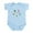 Sky Blue, variant on CafePress - Louisosaurus Infant Bodysuit - Baby Light Bodysuit, Size Newborn - 24 Months