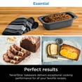 thumbnail image 4 of Ninja Foodi NeverStick Essential 5" x 9" Aluminum Loaf Pan, 4 of 7