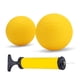 thumbnail image 4 of Pelotas de repuesto con bomba de aire, minipelota inflable de PVC resistente para voleibol 1x 35 pulgadas y 1x 5 pulgadas, 4 of 8