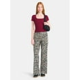thumbnail image 4 of No Boundaries Wide Leg Cargo Pants, 29.5'' Inseam, Women's and Women's Plus Sizes XXS-4X, 4 of 5