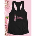 thumbnail image 3 of Mom W Baby Mother Racerback Tank Women -Image by Shutterstock, Female x-Large, 3 of 4