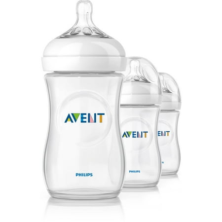 Philips Avent BPA Free Natural Baby Bottles, 9 Ounce, 3 Pack