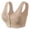#36Khaki, variant on Byworldtasic Women Front Snap Closure Wireless Bra Floral Lace Wide Strap Comfort Bralette Everyday Ladies Plus Size Bra