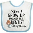 thumbnail image 3 of Inktastic Future Dentist Like Mommy Girls Baby Bib, 3 of 4