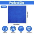 thumbnail image 2 of 25 Packs Magnetic Dry Erase Cloth, Blue Microfiber Whiteboard Eraser Reusable Washable Cleaning Cloth for Office Home, 10x10 Inch, 2 of 7