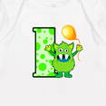 thumbnail image 3 of Inktastic 1st Birthday Monster Baby Romper Coveralls, 3 of 4
