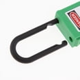 thumbnail image 3 of PL38-KD 38 mm PVC Curved Safety Lockout Safety Padlock Padlock Green, 3 of 8