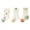 Green, variant on fatyb Baby Toddler 3 Pairs Cotton Socks Infant Mid Length Newborn Socks Comfy Boys Girls Crew Socks