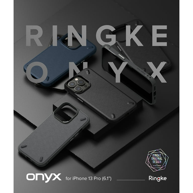 Ringke Onyx Case Compatible with iPhone 13 Pro, Tough Rugged TPU Heavy Duty Protective Cover - Black