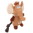 thumbnail image 2 of Sunset Pup Orange Elephant Snuffle Plush Dog Toy Squeaky Crinkle Sound Treat Dispensing Chew-Resistant for Puppy Teething Tug of War Interactive Toy for Light & Moderate Chewers, 2 of 7