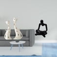 thumbnail image 2 of Figura de gato,Esculturas de gatos de pareja,figura decorativa de gato,Figura del pensador abstracto,Estatua de Pensador Abstracto,Arte,Decoración para el Hogar,Figura humana decorativa para, 2 of 8