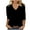 Black, variant on Spring Tops for Women Tops for Women Long Sleeve 3/4 Sleeve Women's Fall Solid Color Loose T-shirt 3/4 Sleeves Blouse V-Neck Casual Tops Orange M
