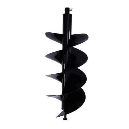 

Auger Drill Bit 12 Double Leaf Garden Plant Flower Bulb Auger Spiral Hole Drill for Post Holes Replacement Earth Digger Planting Drill