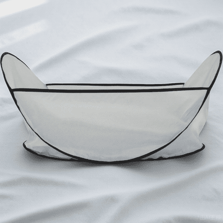 MERRYHAPY Dog Grooming Hair Catcher Bib Washable Grey Pet Shearing Apron for Easy Hair Cleanup 1 Pack