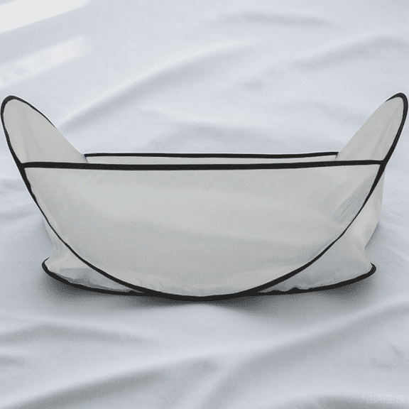 MERRYHAPY Dog Grooming Hair Catcher Bib Washable Grey Pet Shearing Apron for Easy Hair Cleanup 1 Pack