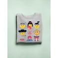 thumbnail image 3 of Japanese Emoji Icons - Cute Cultural Set Graphic Men's Sweatshirt, 3 of 4