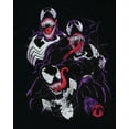 thumbnail image 2 of Marvel Venom T-Shirt Men's Anti-Hero Three Face Design Adult Short Sleeve Crewneck Tee, 2 of 3