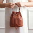 thumbnail image 4 of MKF Collection Soraya Women Shoulder Bag Vegan Leather Bucket Bag Crossbody Bag Handbag Purse by Mia K, 4 of 7