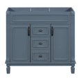 36'' Bathroom Vanity Without Top Sink, Royal Blue Only, Modern