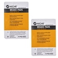 thumbnail image 2 of Niche Rear Brake Pad Set for Kawasaki Z800 Semi-Metallic Motorcycle 2 Pack 519-KPA2444D, 2 of 5
