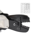 thumbnail image 2 of IWISS 1/16"-3/16" Copper & Aluminum Oval Duplex Sleeves Ferrules, Stop, Thimble Sleeves Pneumatic Wire Rope Crimping Tool AM-116, 2 of 7