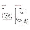thumbnail image 2 of 2-pack Cute Refrigerator Stickers Happy Yummy Face Kitchen Refrigerator PVC, 2 of 5