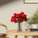thumbnail image 5 of Decoración del hogar, decoración de habitaciones, decoración de paredes, simulación de ramo de 10 rosas artificiales, ramo de tela de seda decorativa, decoración del hogar, flores artificiales de boda, 5 of 6