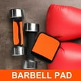 thumbnail image 4 of BRIGHTFUFU 2 Pcs Coussin de Musculation en Polyester Orange pour Maison et Gym, 4 of 8