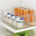 thumbnail image 3 of iDesign Stackable Plastic Pantry Bin with Handles, Set of 4, Clear, Made in USA, 3 of 8