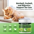 thumbnail image 4 of Hairball Support for Cats - 10 Super Ingredients for Hairball Relief, Digestive Support & Healthy Skin - No Fillers - Psyllium, Pumpkin, Omega-3s & More - 120 Scoops, 4 of 7