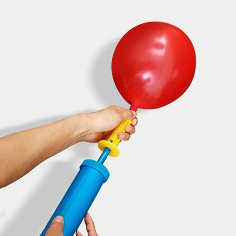 2 Pack Balloon Pump Hand Held Inflator Air Pump For Balloons w/ 200 Pcs  Glue Dot