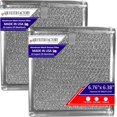 thumbnail image 1 of WB02X11534 Microwave Filter Replacement For GE Aluminum Grease Mesh Filter 6.81" X 6.34" Over The Range Kitchen Oven Vent 2-Pack, 1 of 6