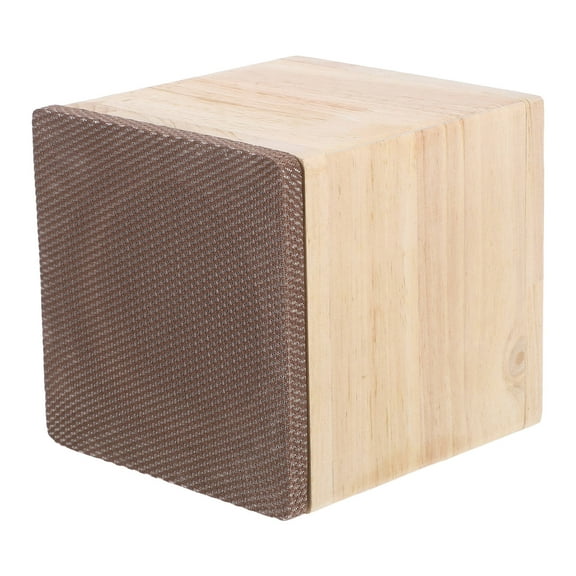 HONMEET Beige Car Audio Wooden Box with Enhanced Bass and Sturdy Construction