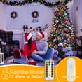 thumbnail image 6 of Ollny 400 LED Christmas Tree Lights with Remote Control, 8 Lighting Modes Waterproof Indoor Outdoor String Lights for Decorations, Multicolor, 6 of 9