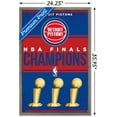 thumbnail image 3 of NBA Detroit Pistons - Champions 23 Wall Poster, 22.375" x 34" Framed, 3 of 5