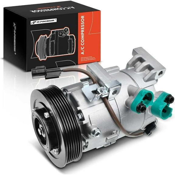 A-Premium Air Conditioner AC Compressor with Clutch Compatible with Kia Soul 2014-2019, Forte5 Forte Koup 2014-2016 & Hyundai Elantra 2017-2018 1.6L