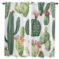 thumbnail image 2 of Tropical Green Plant Cactus Curtains in the Kids Bedroom Living Room Hall Window Treatments Kitchen Decoration Drapes Blinds, 2 of 7