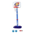 thumbnail image 4 of Aro de baloncesto para niños y con pelotas para regalos de niños y niñas soporte de baloncesto con bomba de aire para el patio trasero Azul, 4 of 8