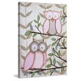 thumbnail image 2 of Marmont Hill "2 Pink Owls" by Reesa Qualia Painting Print on Wrapped Canvas, 2 of 5
