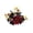 Z2-B, variant on Fall Candle Ring,Artificial Maple Leaves Pumpkins Decorative Wreaths,Berry Wreath for Pillar Candle Holder,Candle Ring for Halloween Centerpieces and Farmhouse Table Decor,7.48 inch(Pink)