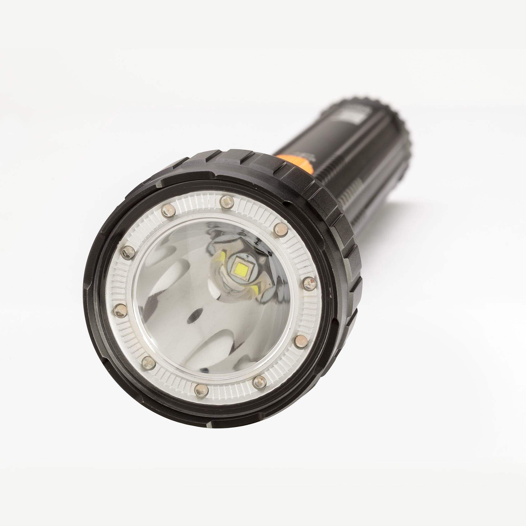 Bushnell® TRKR 1250 Lumen Multi-Color Handheld LED Flashlight (9 AA Batteries Included)
